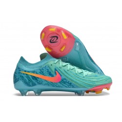 Tacos Nike Phantom Luna II Elite FG L LV8 Verde Resplandor Negro