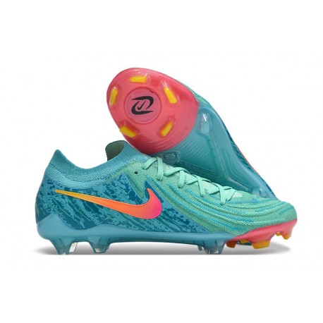 Tacos Nike Phantom Luna II Elite FG L LV8 Verde Resplandor Negro