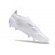 Zapatillas adidas Predator Elite Laceless FG Blanco Plateado Met