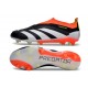 Zapatillas adidas Predator Elite Laceless FG Negro Blanco Rojo