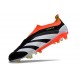 Zapatillas adidas Predator Elite Laceless FG Negro Blanco Rojo