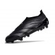 Zapatillas adidas Predator Elite Laceless FG Negro Carbón