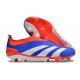 Zapatillas adidas Predator Elite Laceless FG Azul Rojo Blanco
