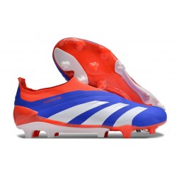Zapatillas adidas Predator Elite Laceless FG Azul Rojo Blanco