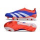 Zapatillas adidas Predator Elite Laceless FG Azul Rojo Blanco