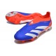 Zapatillas adidas Predator Elite Laceless FG Azul Rojo Blanco