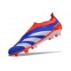 Zapatillas adidas Predator Elite Laceless FG Azul Rojo Blanco