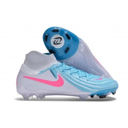 Botas Nike Phantom Luna 2 Elite FG Blanco Azul Rosa