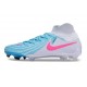 Botas Nike Phantom Luna 2 Elite FG Blanco Azul Rosa