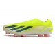 Bota de fútbol adidas X Crazyfast.1 Laceless FG Team Amarillo Solar Negro Blanco
