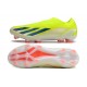 Bota de fútbol adidas X Crazyfast.1 Laceless FG Team Amarillo Solar Negro Blanco
