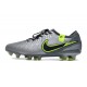 Nike Tiempo Legend 10 Elite FG Gris Negro Verde