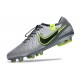Nike Tiempo Legend 10 Elite FG Gris Negro Verde