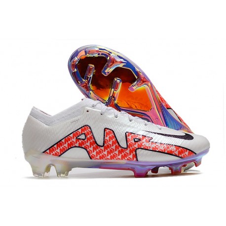Nike Mercurial Zoom 15 Elite FG Blanco Negro Leche De Coco