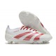 adidas Predator Elite L FG Bota Blanco Rojo