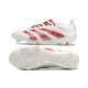 adidas Predator Elite L FG Bota Blanco Rojo