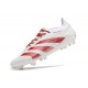 adidas Predator Elite L FG Bota Blanco Rojo