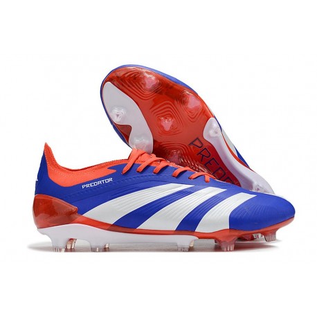 adidas Predator Elite L FG Bota Azul Blanco Rojo