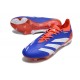adidas Predator Elite L FG Bota Azul Blanco Rojo