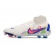 Botas Nike Phantom Luna 2 Elite FG Blanco Rosa Azul