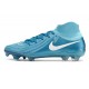 Botas Nike Phantom Luna 2 Elite FG Azul Blanco