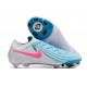 Tacos Nike Phantom Luna II Elite FG L Blanco Azul Rosa