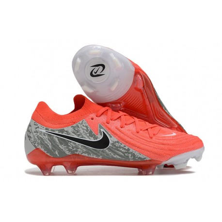 Tacos Nike Phantom Luna II Elite FG L Rojo Gris Negro