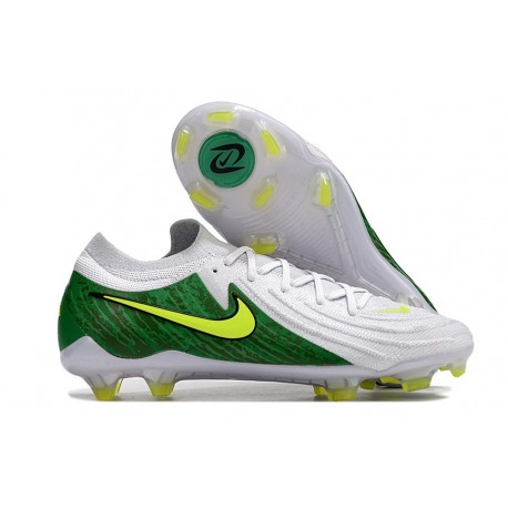 Tacos Nike Phantom Luna II Elite FG L Blanco Verde