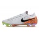 Tacos Nike Phantom Luna II Elite FG L Blanco Negro Naranja
