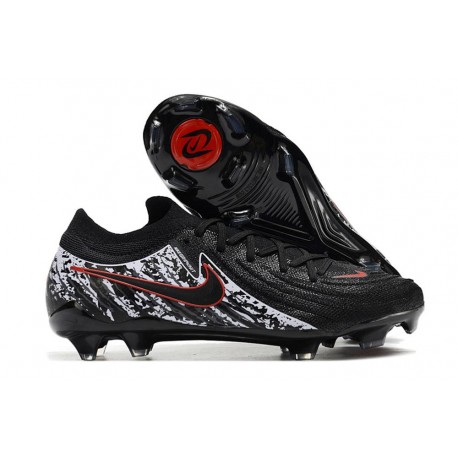 Tacos Nike Phantom Luna II Elite FG L Negro Blanco Rojo