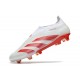 Zapatillas adidas Predator Elite Laceless FG Blanco Rojo