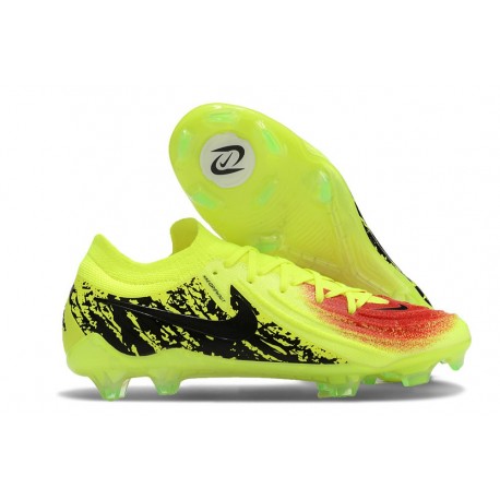 Bota Nike Phantom GX 2 Elite FG Amarillo Negro Rojo