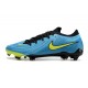 Bota Nike Phantom GX 2 Elite FG Azul Amarillo