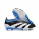 Zapatillas adidas Predator Elite Laceless FG Negro Blanco Azul