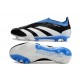 Zapatillas adidas Predator Elite Laceless FG Negro Blanco Azul