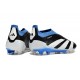 Zapatillas adidas Predator Elite Laceless FG Negro Blanco Azul
