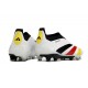 Zapatillas adidas Predator Elite Laceless FG Blanco Negro Rojo Amarillo