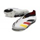 Zapatillas adidas Predator Elite Laceless FG Blanco Negro Rojo Amarillo
