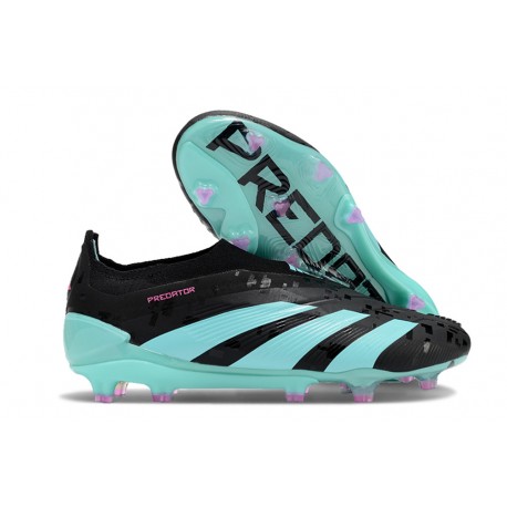 Zapatillas adidas Predator Elite Laceless FG Negro Azul