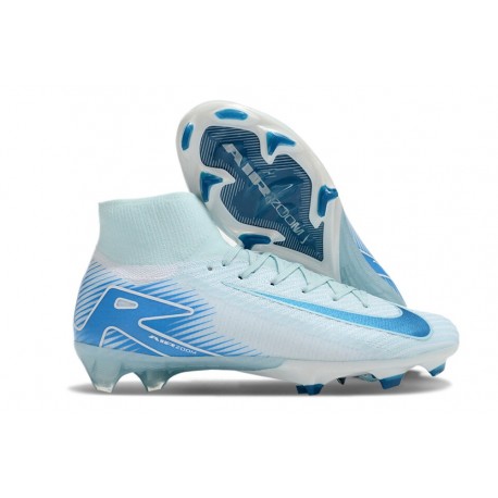 Nike Botas Mercurial Superfly X Elite FG Blanco Azul