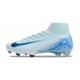 Nike Botas Mercurial Superfly X Elite FG Blanco Azul