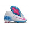 Nike Botas Mercurial Superfly X Elite FG Blanco Azul Rosa
