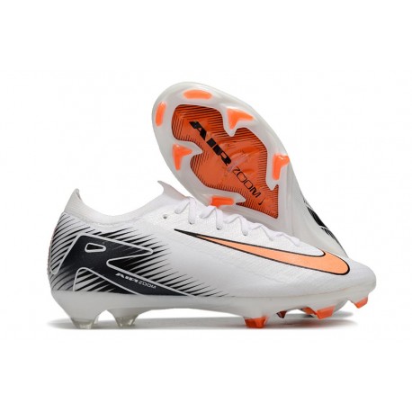Nike Zoom Mercurial Vapor XVI Elite FG Blanco Naranja Negro