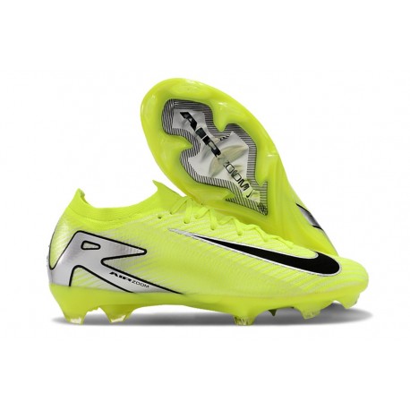 Nike Zoom Mercurial Vapor XVI Elite FG Amarillo Negro Plateado