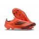 adidas F50 + Sin Cordones FG Rojo Negro