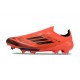 adidas F50 + Sin Cordones FG Rojo Negro