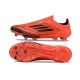 adidas F50 + Sin Cordones FG Rojo Negro