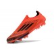 adidas F50 + Sin Cordones FG Rojo Negro