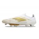 adidas F50 + Sin Cordones FG Ftwr Blanco Dorado Met