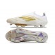 adidas F50 + Sin Cordones FG Ftwr Blanco Dorado Met